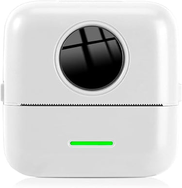 NK Impresora Fotográfica Portátil - Mini Impresora Térmica Inalámbrica para Móvil, Incluye Rollo de Papel y Cable USB, Compatible con iOS y Android, Color Blanco